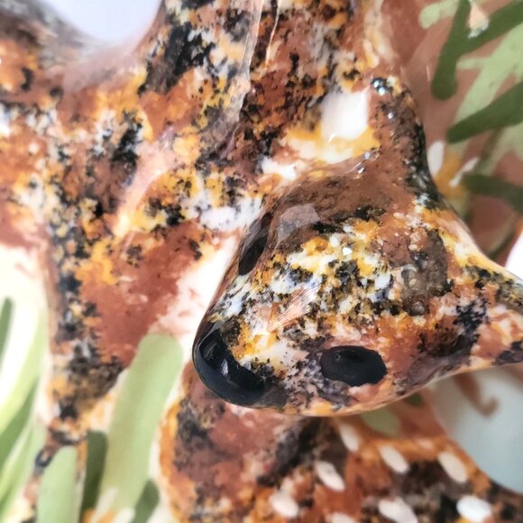 Vintage Kitschy Doe and Fawn Deer Bud Vase - Picture 10 of 12